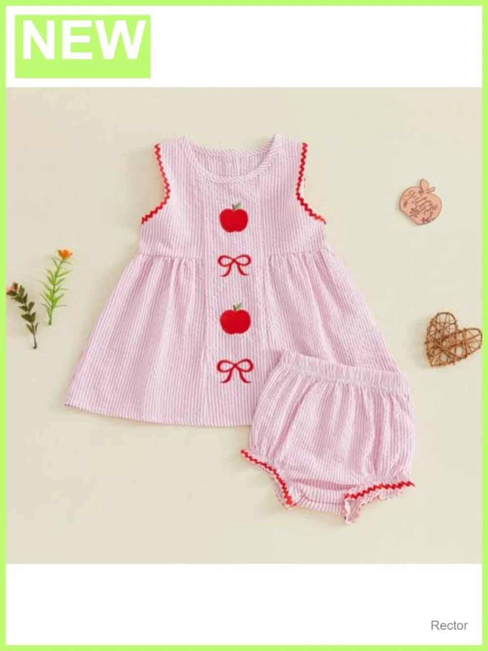 Baby Girl Sleeveless Bowknot Dress Top and Bloomers Shorts Set Toddler Outfit